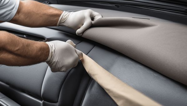 Réparer votre ciel de toit avec le tissu Norauto pour une finition parfaite